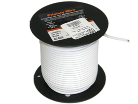 14 AWG Wire, 100ft. Automotive Hookup, White
